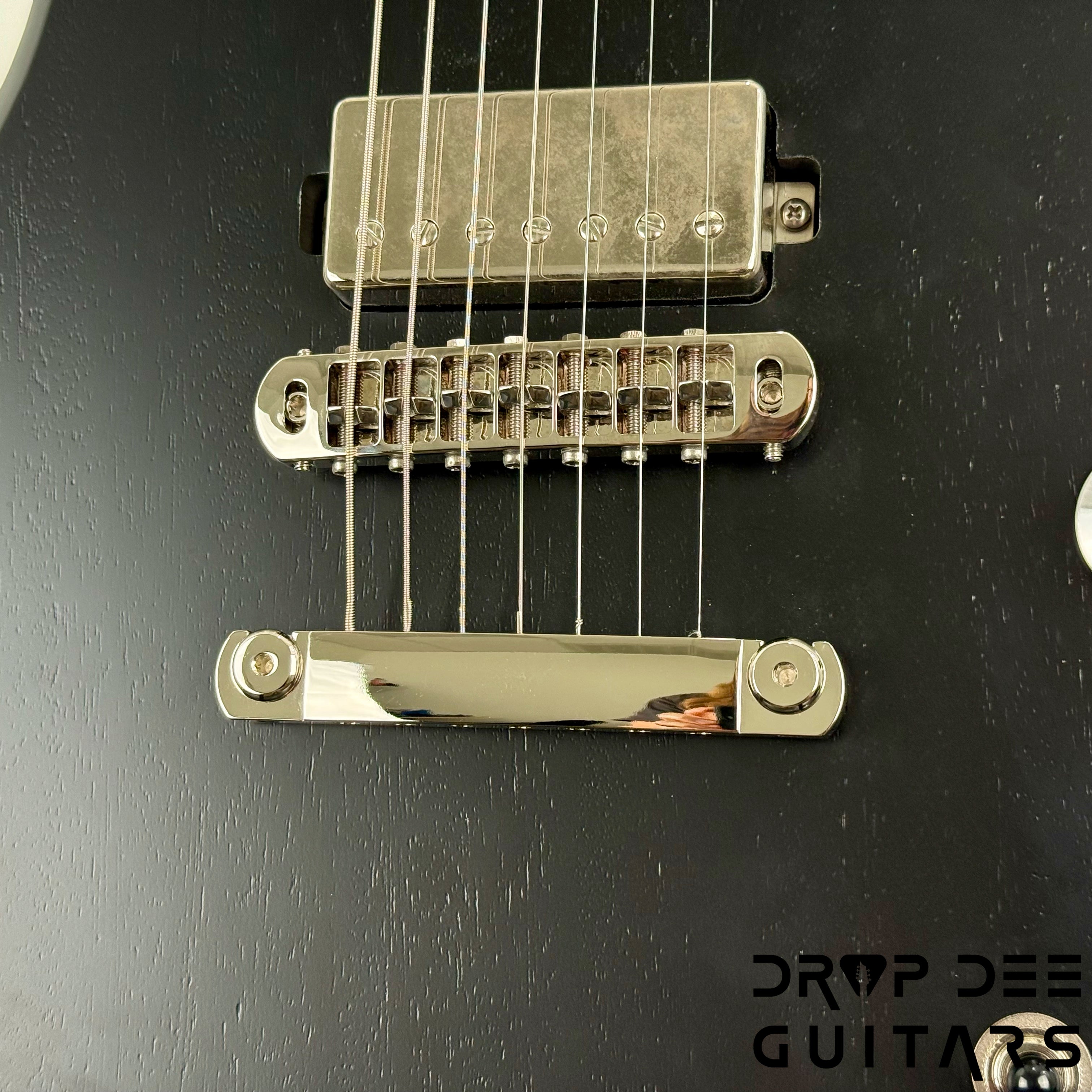 Dunable USA Custom Shop Cyclops 7 7-String Electric Guitar w/ Case - Satin Black