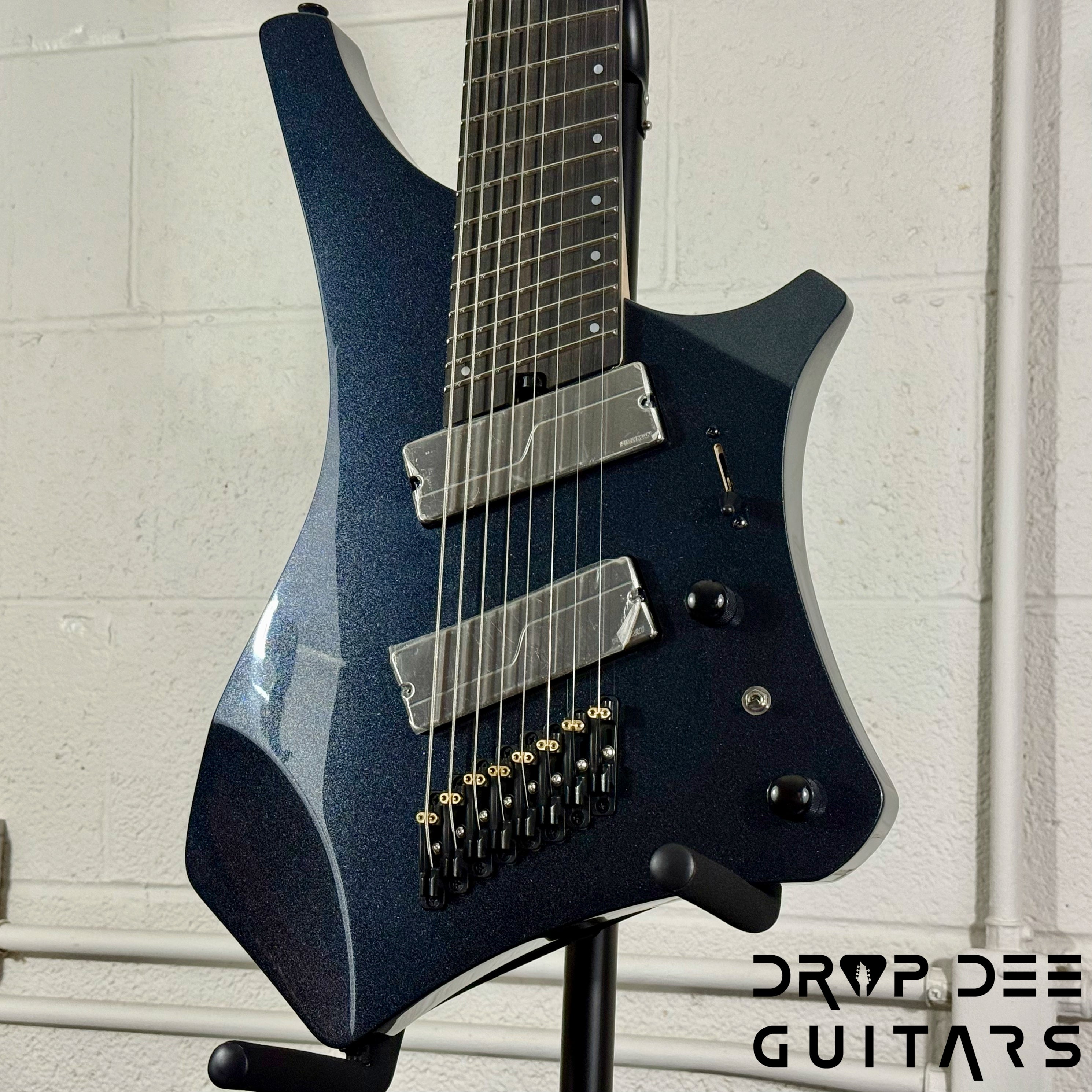 Ibanez Alpha A528 Multiscale 8-String Electric Guitar w/ Bag - Iron Pewter