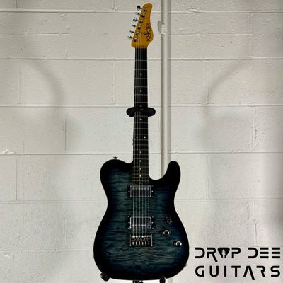 Schecter PT Classic Electric Guitar w/ Case - Transparent Black Burst