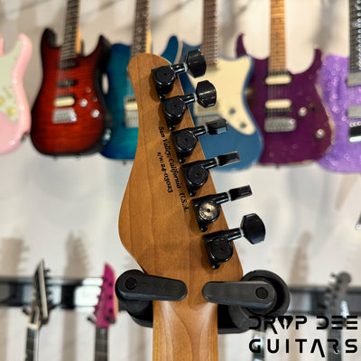 Schecter USA Custom Shop Sunset Custom-II HSS Electric Guitar w/ Case - Ocean Blue Burst Satin