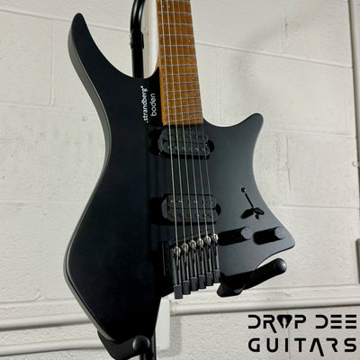 Strandberg Boden Standard N2.6 Multiscale Headless Electric Guitar w/ Bag - Black Satin Metallic