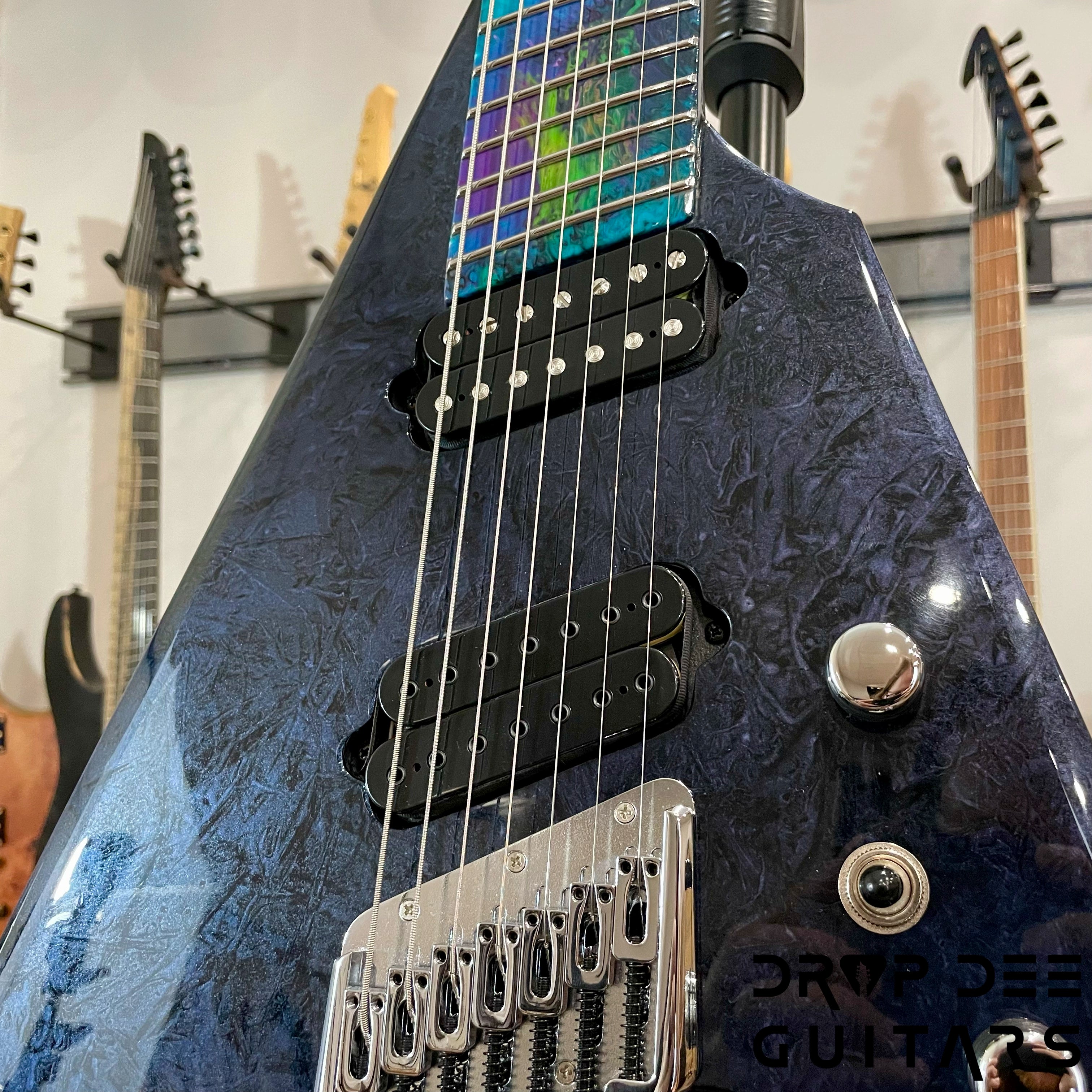 Ormsby Custom Shop Headless Metal V Multiscale 7-String Electric Guitar w/ Bag