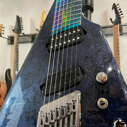 Ormsby Custom Shop Headless Metal V Multiscale 7-String Electric Guitar w/ Bag