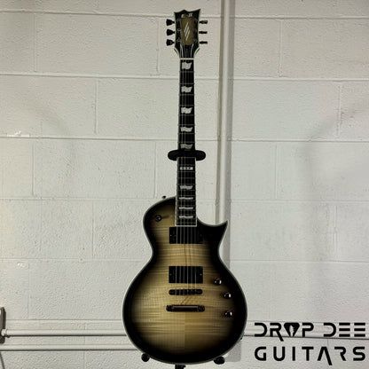 ESP E-II Eclipse FM Electric Guitar/ Case - Black Natural Burst