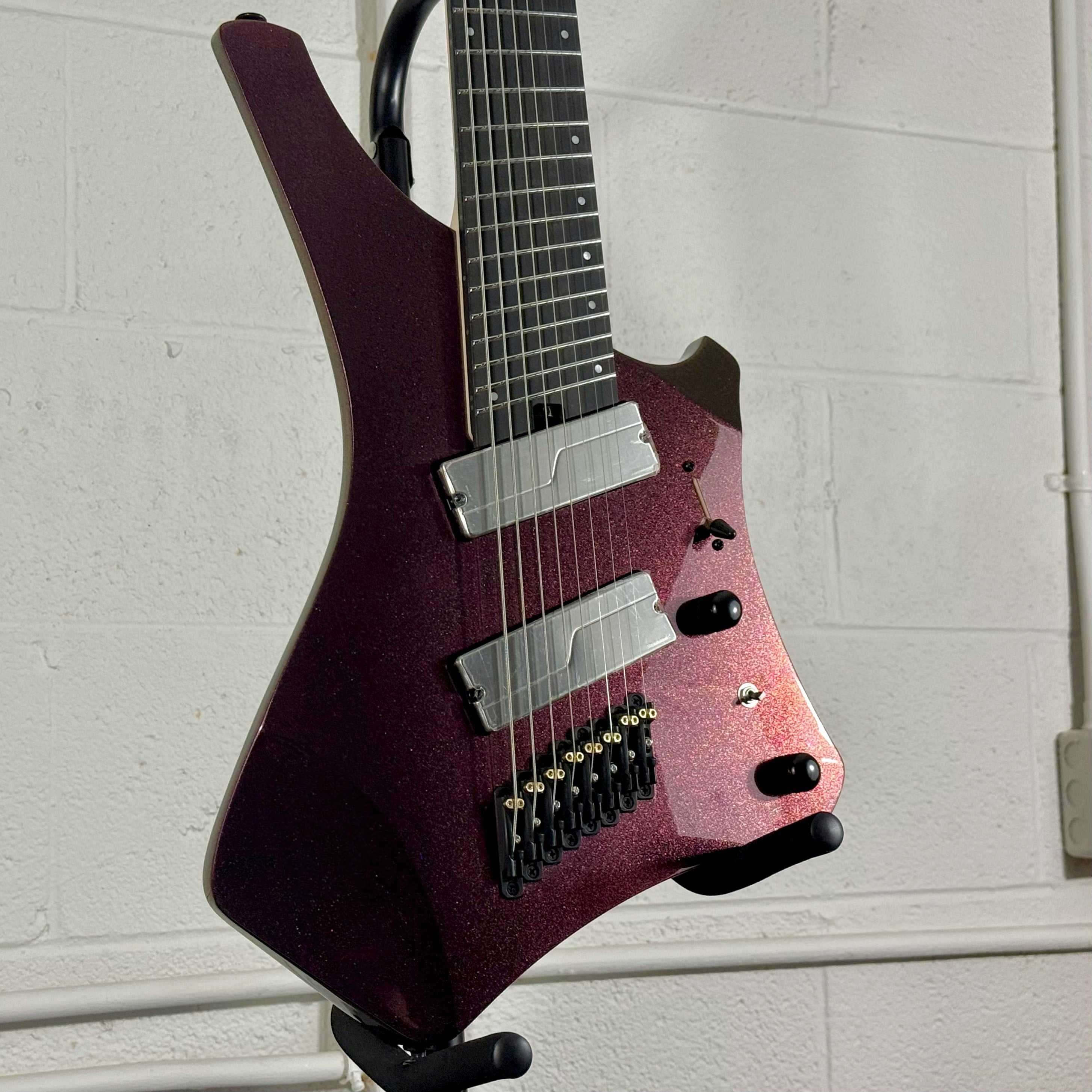 Ibanez Alpha A528 Multiscale 8-String Electric Guitar w/ Bag - Coral Mirage