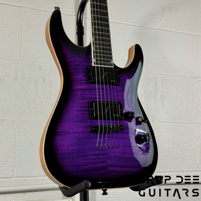 ESP USA Horizon-II Electric Guitar w/ Case - Dark Purple Sunburst