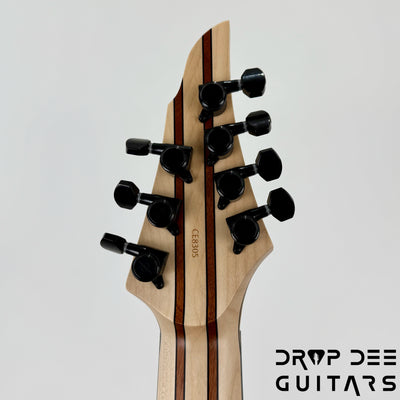 Infinia Ceres 7 Baritone 7-String Electric Guitar w/ Bag - Natural