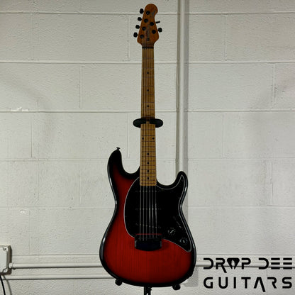 Ernie Ball Music Man Cutlass HT SSS Electric Guitar w/ Case - Raspberry Burst