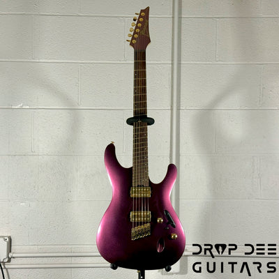 Ibanez Axe Lab Design SML721 Multi-Scale Electric Guitar - Rose Gold Chameleon