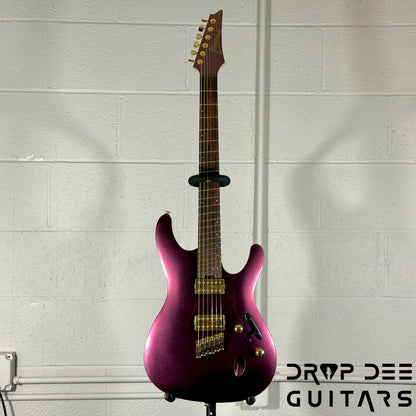 Ibanez Axe Lab Design SML721 Multi-Scale Electric Guitar - Rose Gold Chameleon