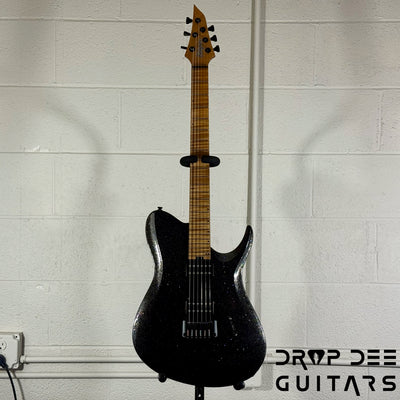 Balaguer USA Series Seraph Modern Electric Guitar w/ Case (524) - Gloss Metallic Black
