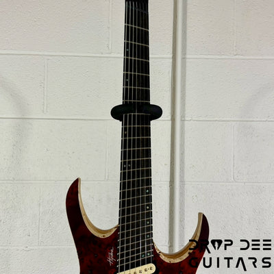 Mayones Hydra Elite 7 VF Multiscale Headless 7-String Electric Guitar w/ Case - Lava Burst Raw