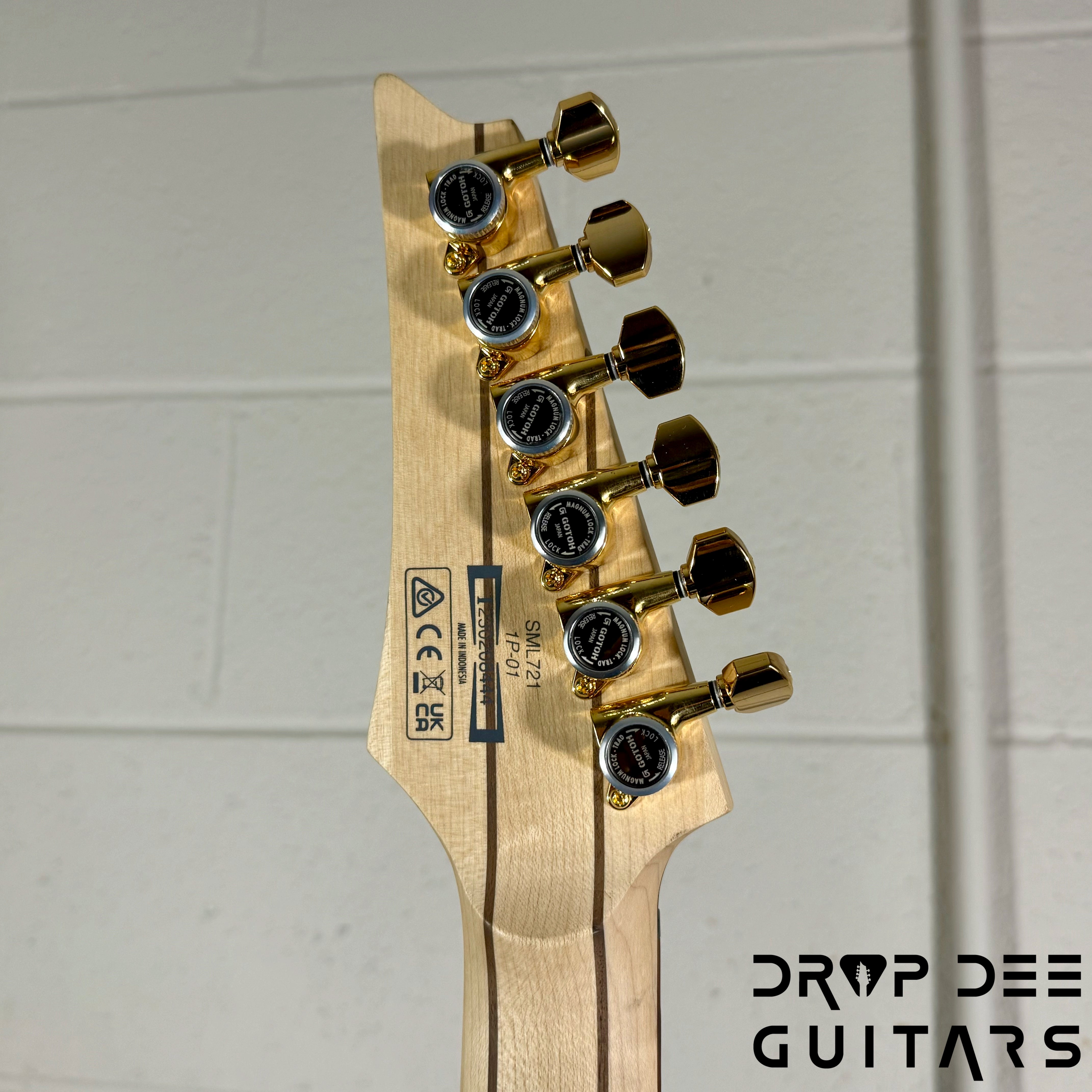 Ibanez Axe Lab Design SML721 Multi-Scale Electric Guitar - Rose Gold Chameleon