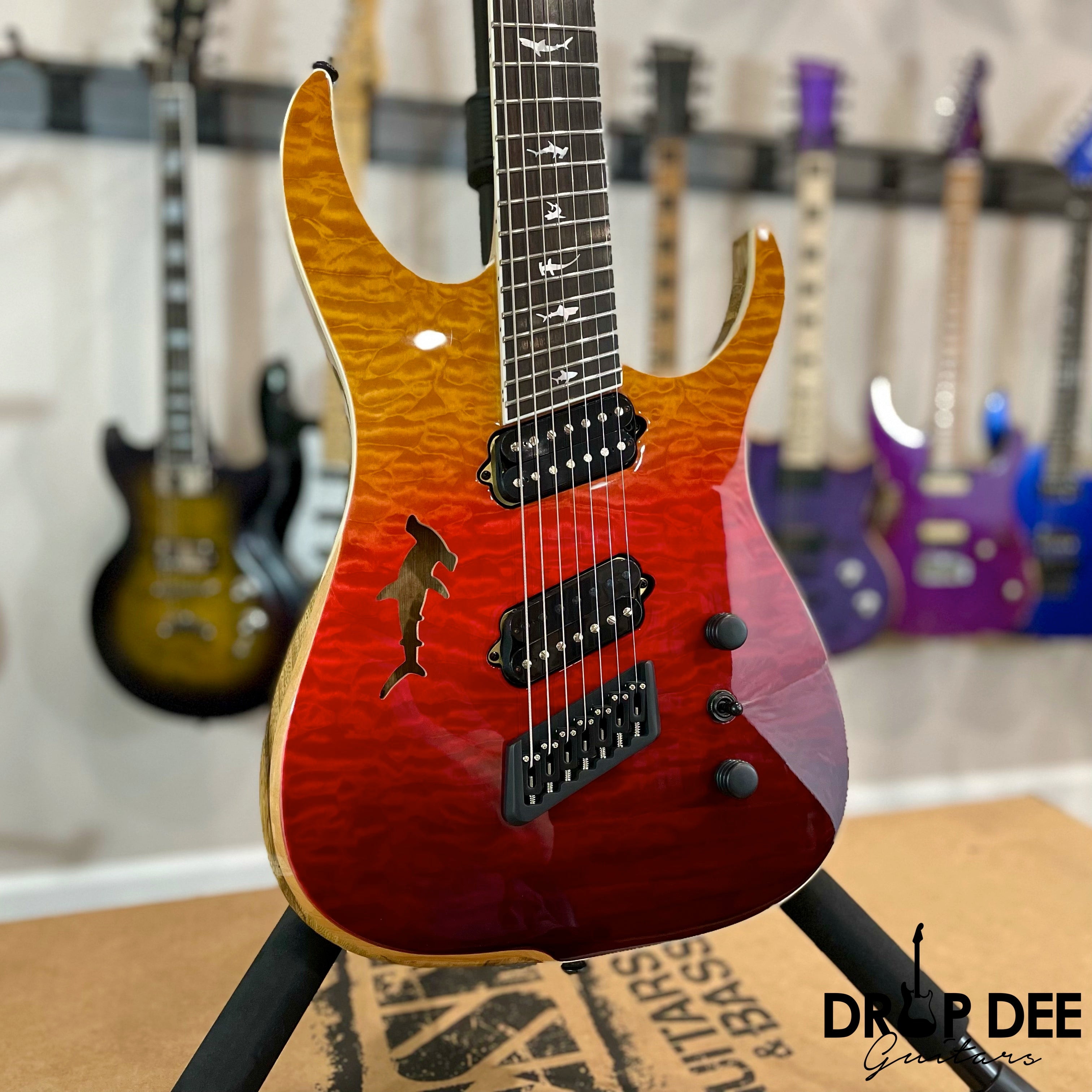 Ormsby Hype GTR Limited Edition Shark 7-String Electric Guitar w/ Bag