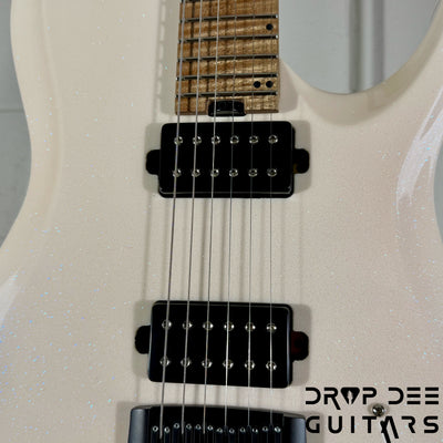 Balaguer USA Series Seraph Modern Electric Guitar w/ Case (424) - Gloss Metallic Jewel White