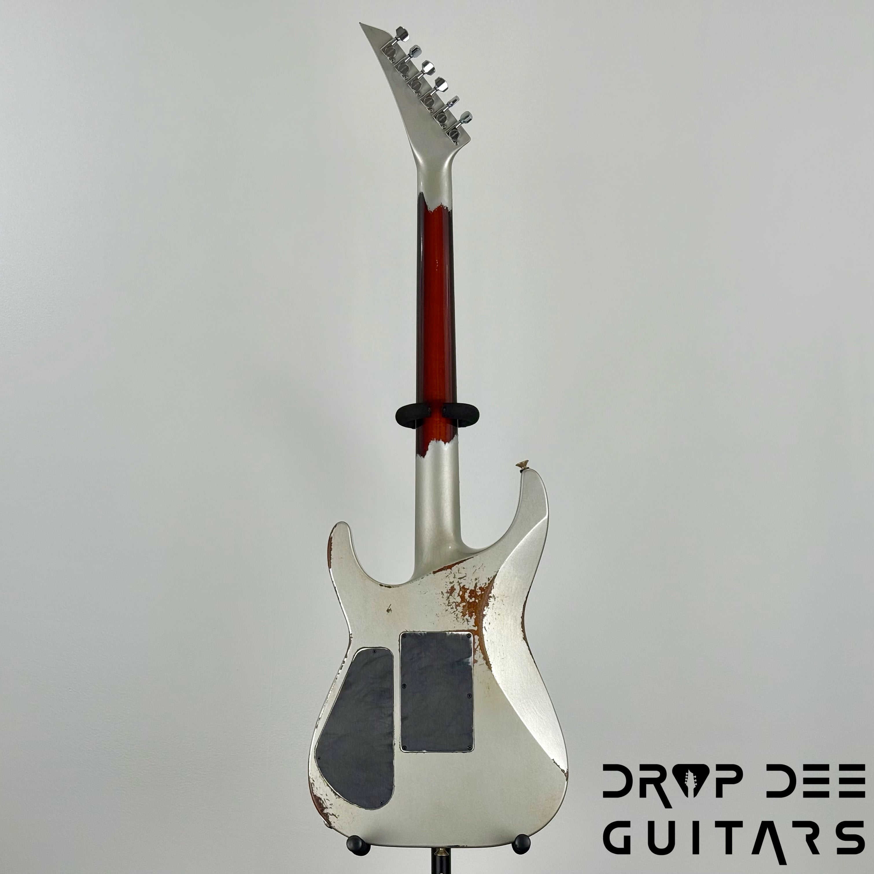 Jackson USA Custom Shop Special Edition Soloist Electric Guitar w/ Case - Inca Silver Over 3 Tone Sunburst