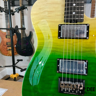 Schecter PT Classic Electric Guitar w/ Case - Caribbean Fade Burst