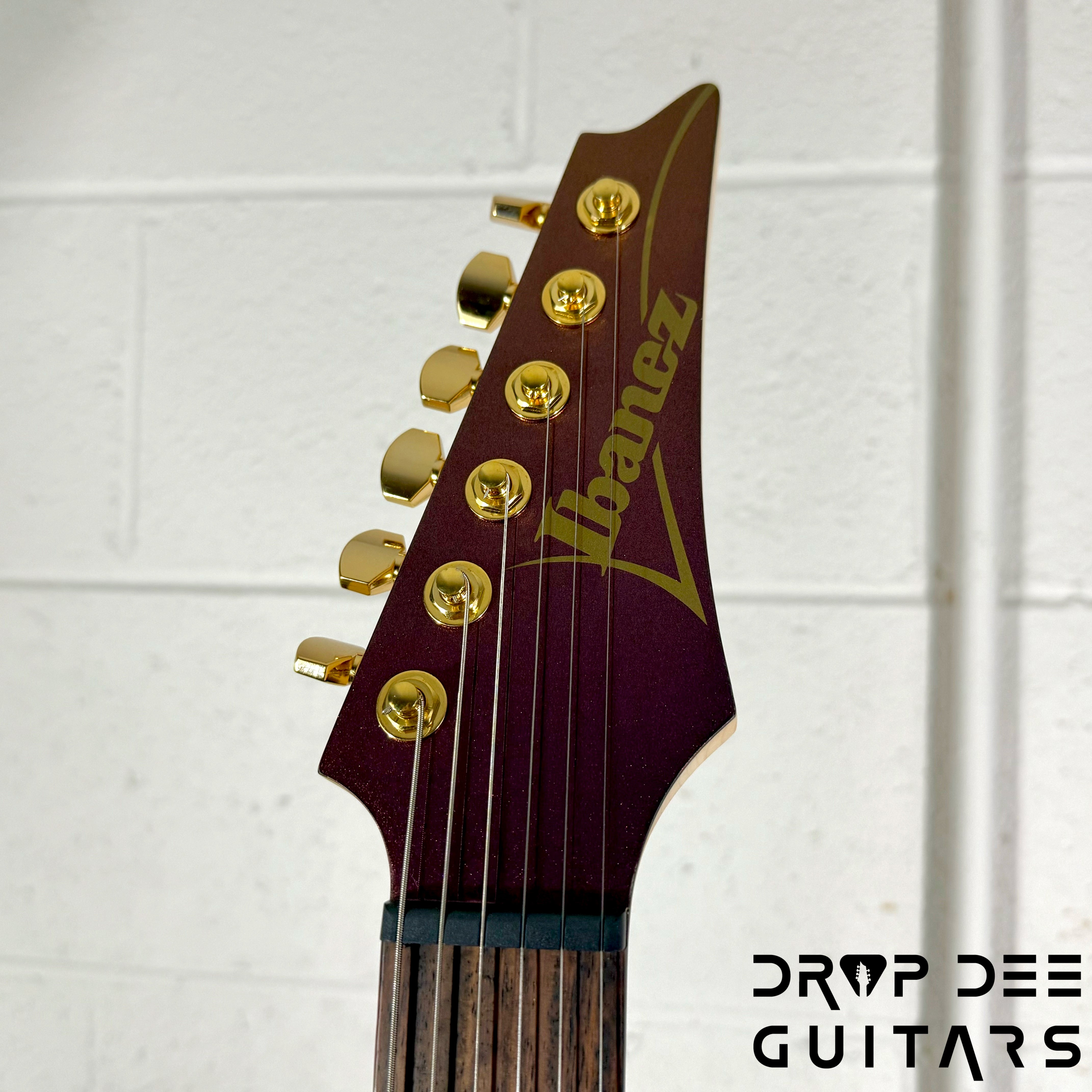 Ibanez Axe Lab Design SML721 Multi-Scale Electric Guitar - Rose Gold Chameleon