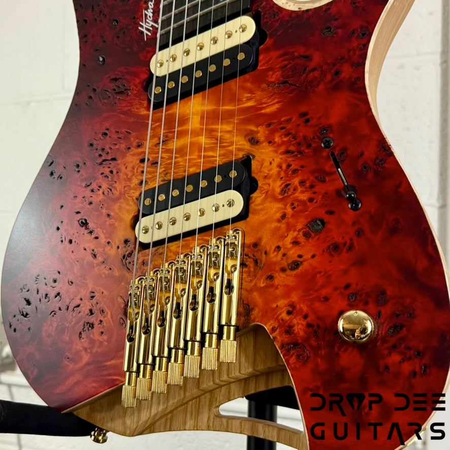 Mayones Hydra Elite 7 VF Multiscale Headless 7-String Electric Guitar w/ Case