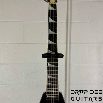 Jackson USA Custom Shop Special Edition Rhoads Electric Guitar w/ Case - Black Nitro Relic (Tour Heavy Relic)