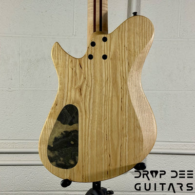 GV Guitars Mercenary Baritone Electric Guitar w/ Case - Stone