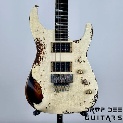 Jackson USA Custom Shop Special Edition Soloist Electric Guitar w/ Case - Vanilla Shake Over 3 Tone Sunburst