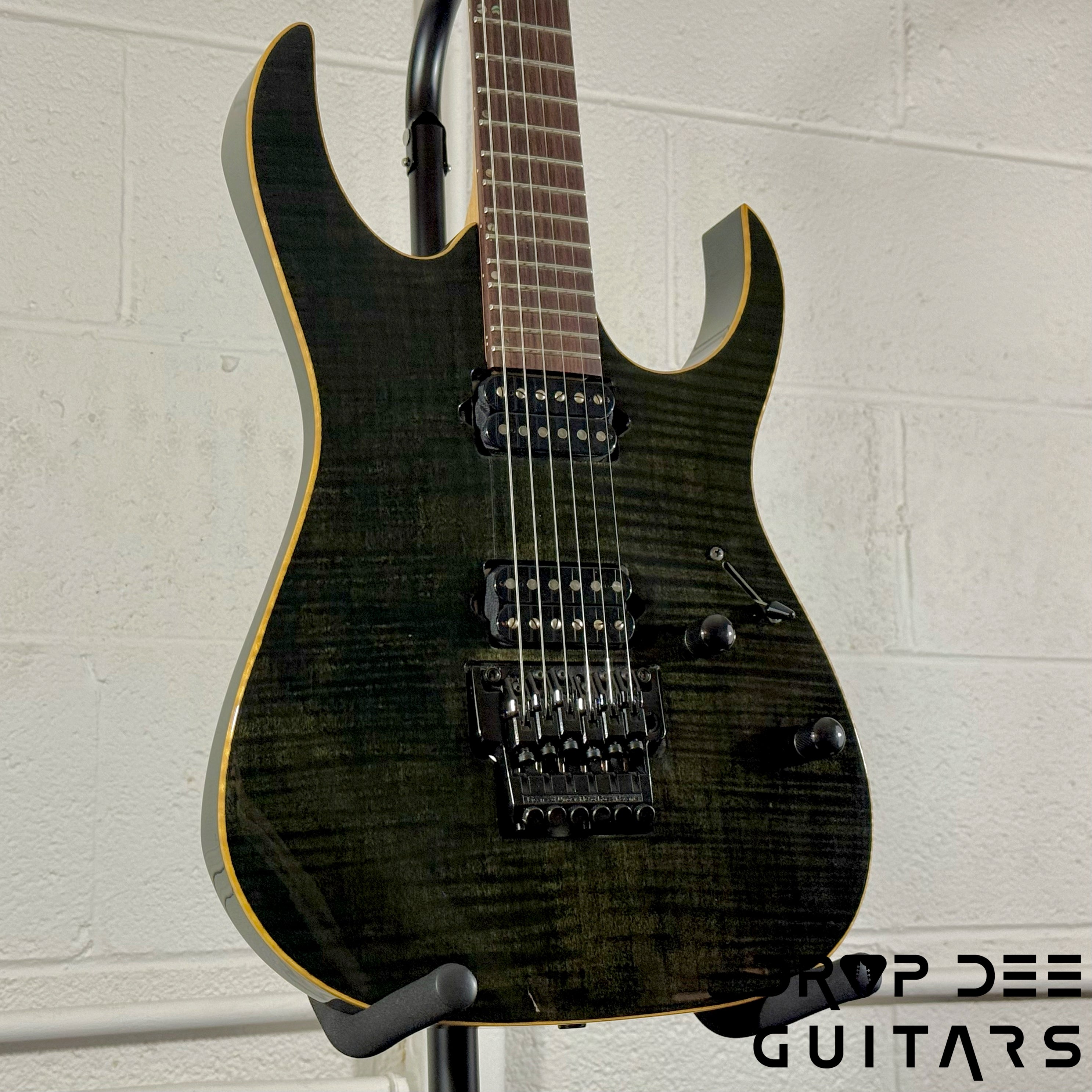Ibanez J Custom RG1702 Electric Guitar w/ Case - Silky Black