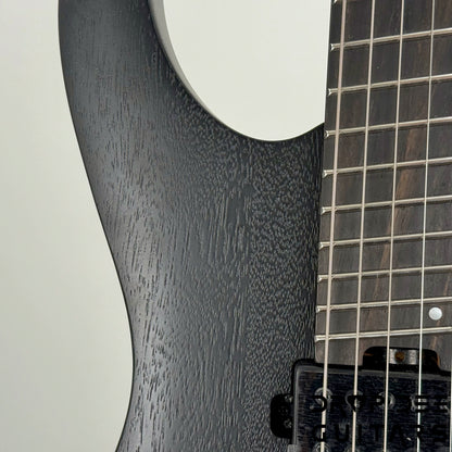 Ibanez Q Series QX52B Multiscale Headless Electric Guitar w/ Bag - Weathered Black