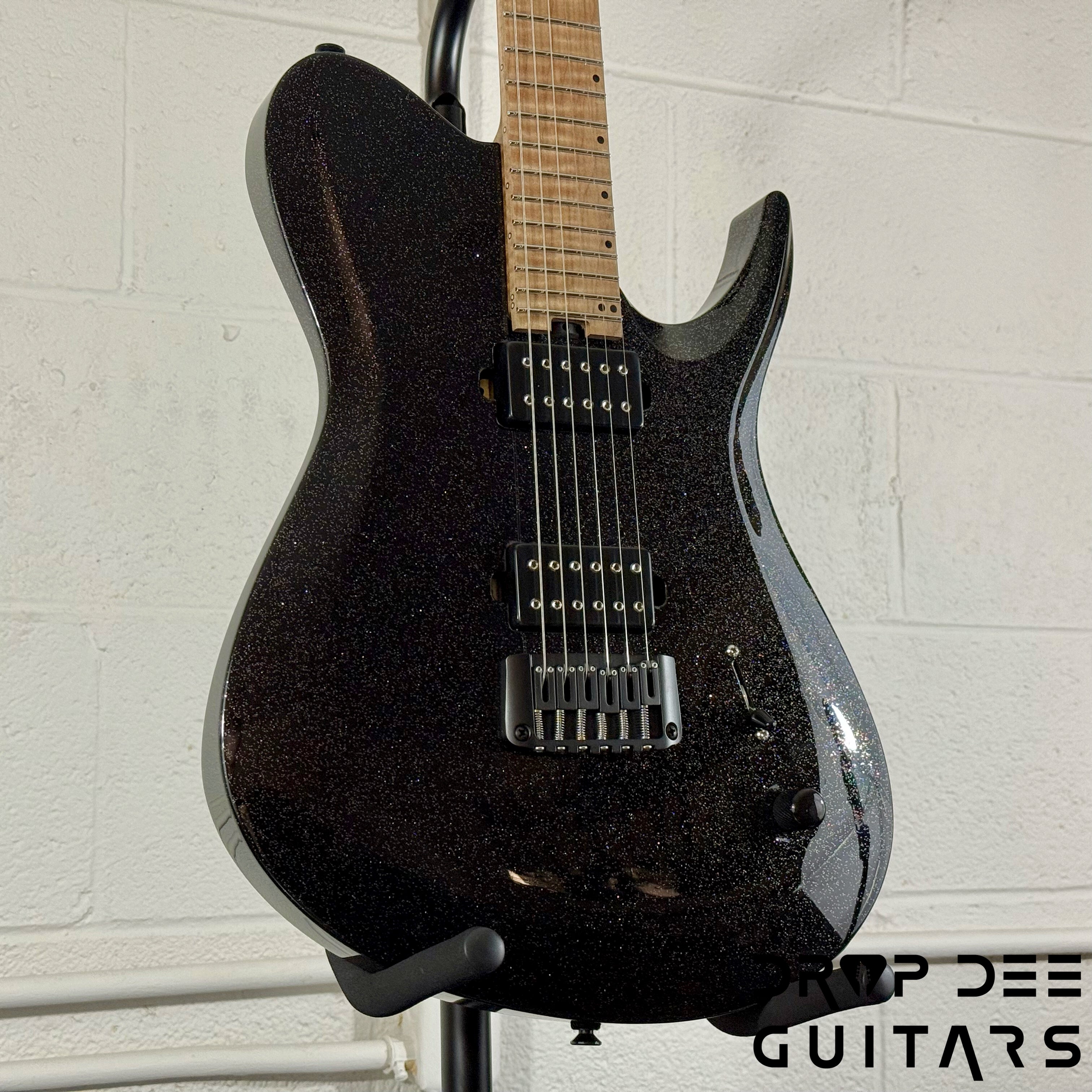 Balaguer USA Series Seraph Modern Electric Guitar w/ Case (624) - Gloss Metallic Black