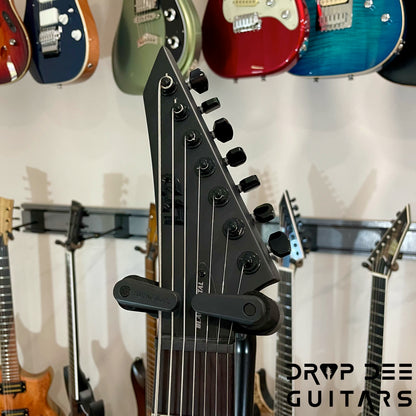 ESP LTD EX-7 Baritone Black Metal Electric Guitar