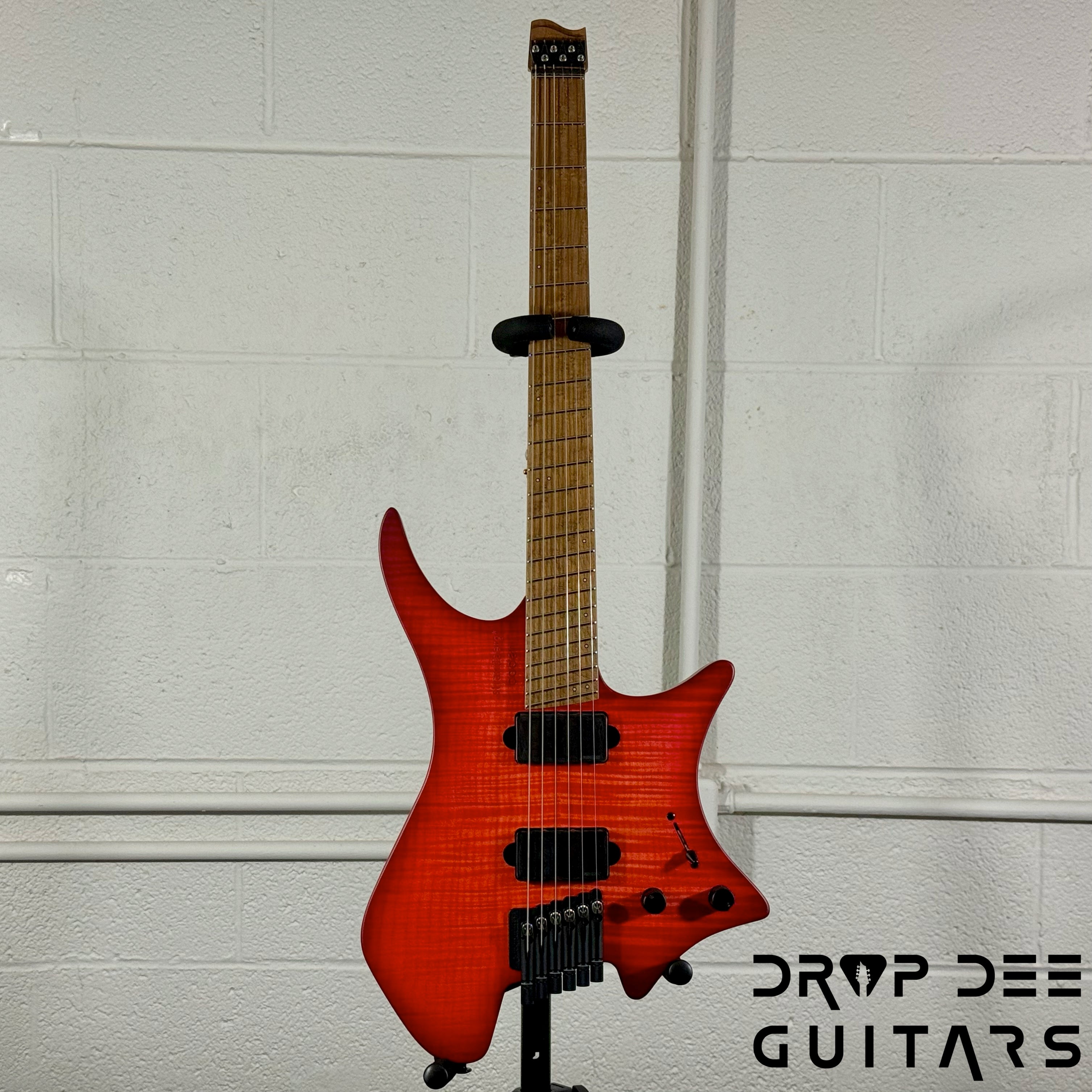 Strandberg Boden Original N2.6 Multiscale Headless Electric Guitar w/ Bag - Sunset Coral Burst Satin