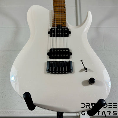 Balaguer USA Series Seraph Modern Electric Guitar w/ Case (324) - Gloss Metallic Jewel White