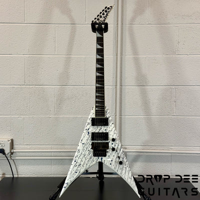 Jackson Custom Shop King V Electric Guitar w/ Case - Blood Splatter
