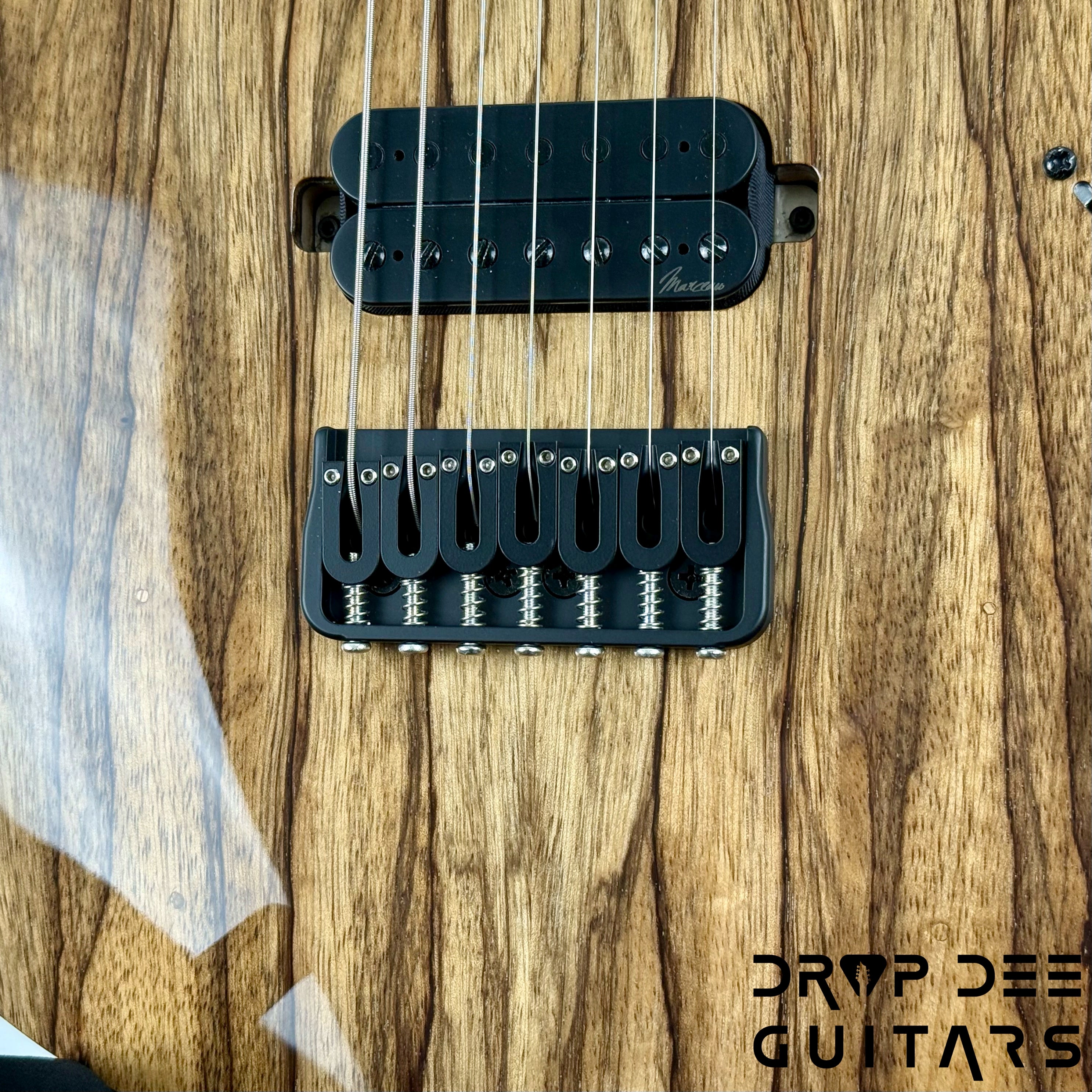 Infinia Ceres 7 Baritone 7-String Electric Guitar w/ Bag - Natural