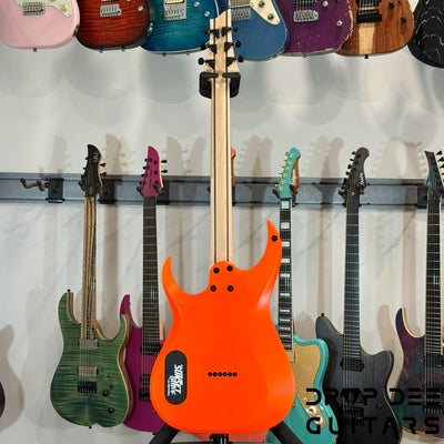 Schecter Custom Shop Sunset Extreme 6 Electric Guitar w/ Case - Neon Orange Satin