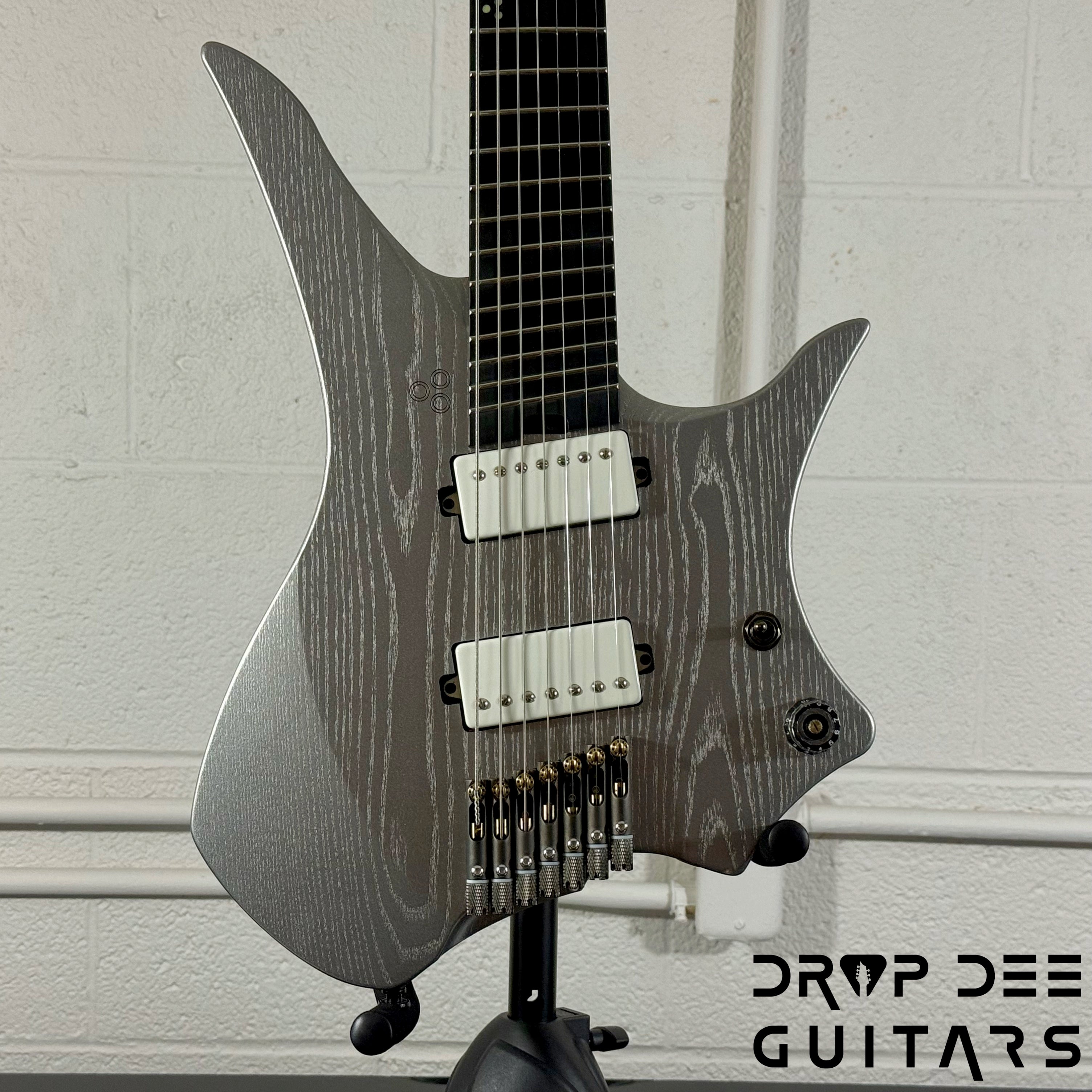GOC Varja 7 Multiscale 7-String Electric Guitar w/ Bag - Silver
