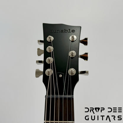 Dunable USA Custom Shop Cyclops 7 7-String Electric Guitar w/ Case - Satin Black