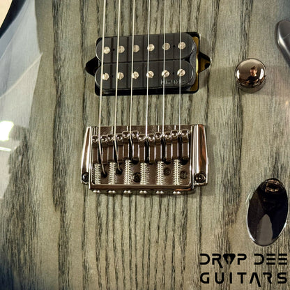 Ibanez Prestige S6621AH Electric Guitar w/ Case - Transparent Gray Burst