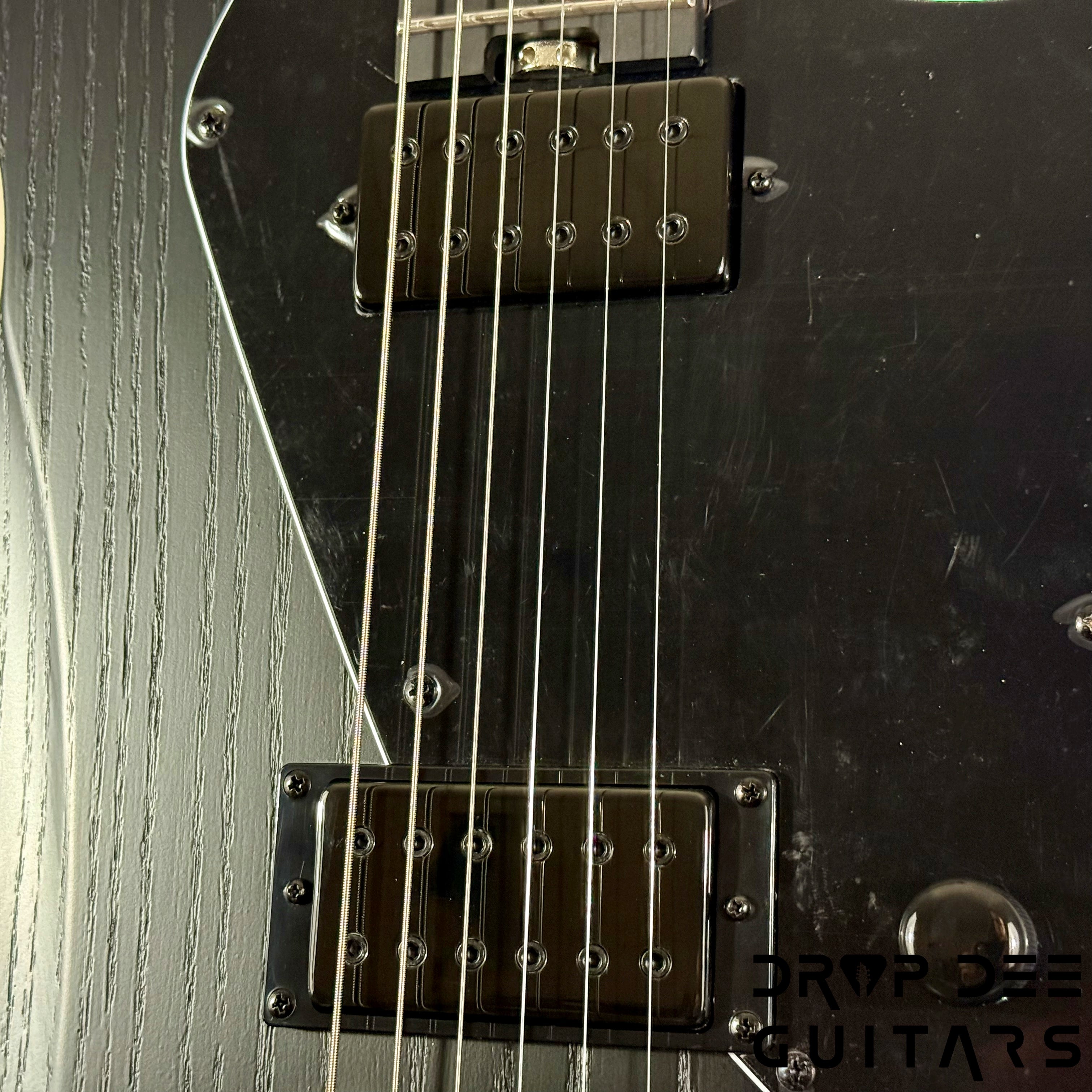 Balaguer 10th Anniversary Espada Modern Baritone Electric Guitar w/ Case - Rustic Black Satin