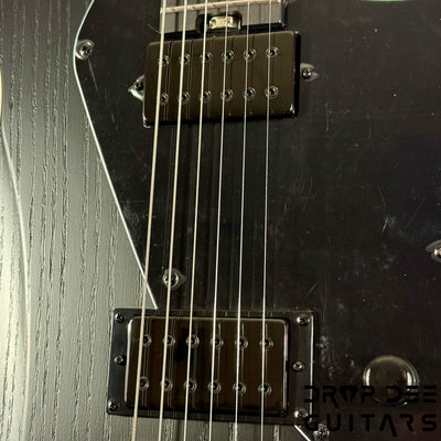 Balaguer 10th Anniversary Espada Modern Baritone Electric Guitar w/ Case - Rustic Black Satin