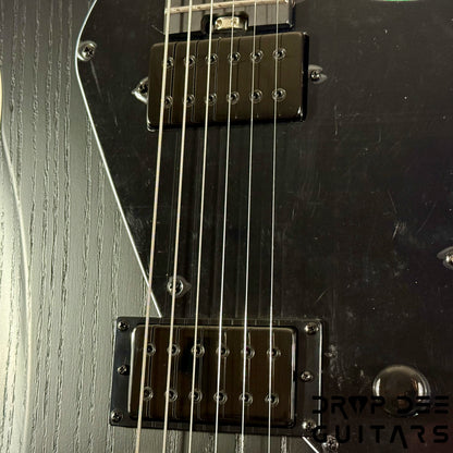 Balaguer 10th Anniversary Espada Modern Baritone Electric Guitar w/ Case - Rustic Black Satin