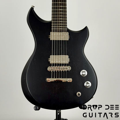 Dunable USA Custom Shop Cyclops 7 7-String Electric Guitar w/ Case - Satin Black