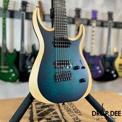 Jackson Pro Plus Series Dinky MDK7P HT Baritone 7-String Electric Guitar w/ Bag - Chlorine Burst