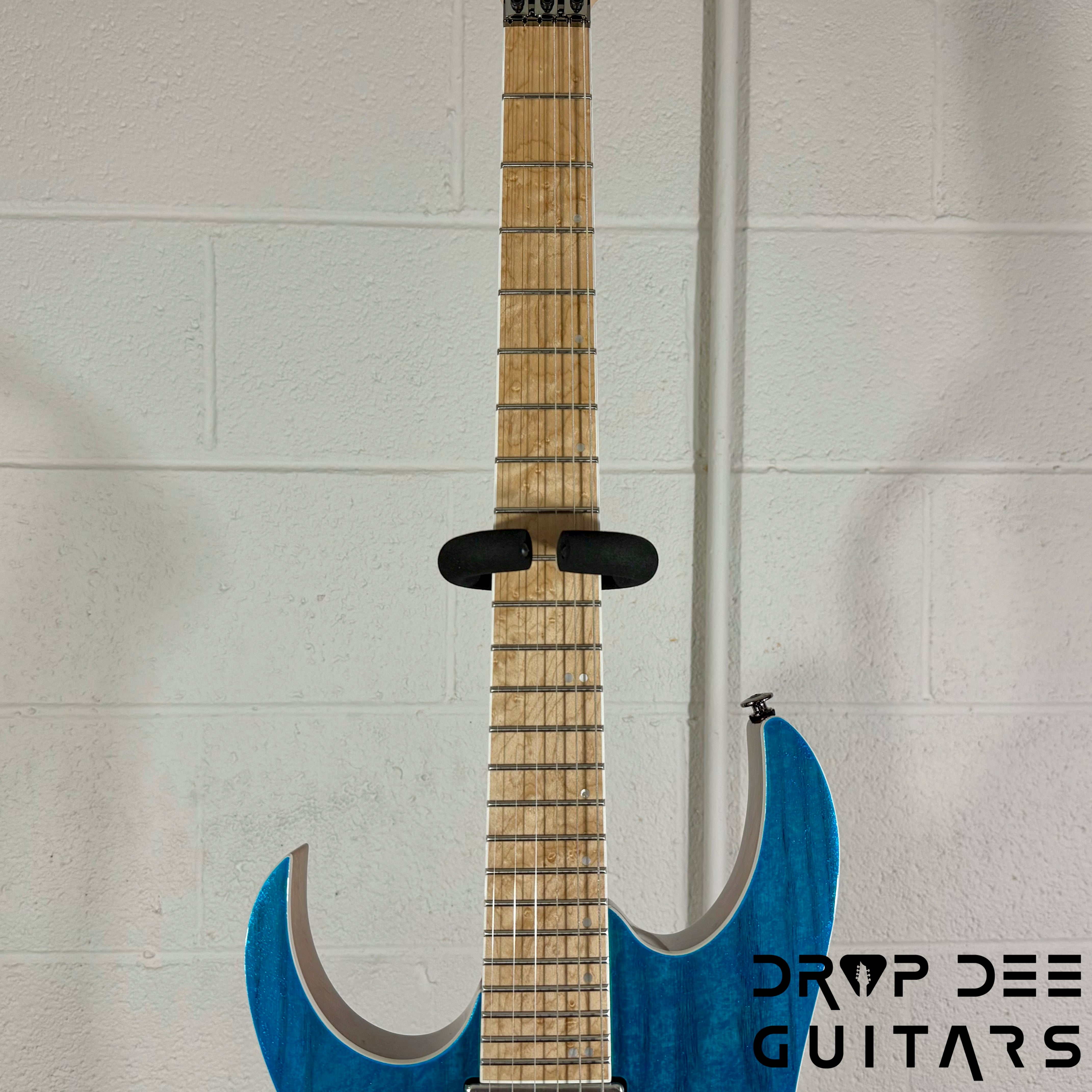Ibanez Prestige RG5120ML Left-Handed Electric Guitar w/ Case - Frozen Ocean