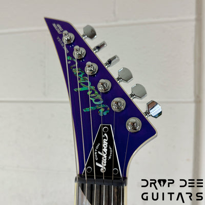 Jackson Custom Shop Soloist 2H TOM Electric Guitar w/ Case - Purple Metallic