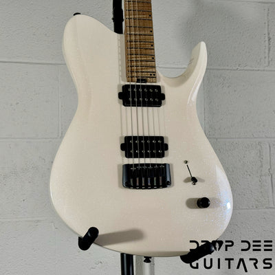Balaguer USA Series Seraph Modern Electric Guitar w/ Case (424) - Gloss Metallic Jewel White