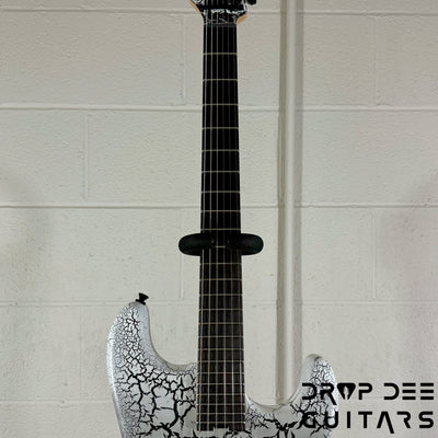 Schecter USA Custom Shop John Browne Signature Zenith Electric Guitar w/ Case - Fracture White