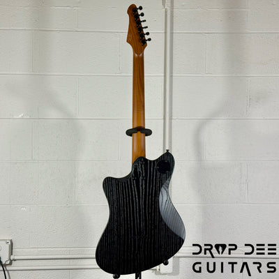 Balaguer 10th Anniversary Espada Modern Baritone Electric Guitar w/ Case - Rustic Black Satin