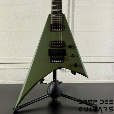Jackson American Series Rhoads RR24 Electric Guitar w/ Case - Matte Army Drab