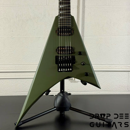 Jackson American Series Rhoads RR24 Electric Guitar w/ Case - Matte Army Drab